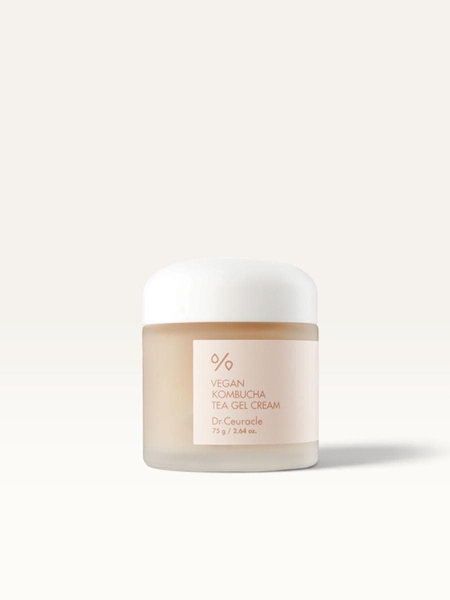 Веганський крем-гель з екстрактом комбучі Dr.Ceuracle Vegan Kombucha Tea Gel Cream