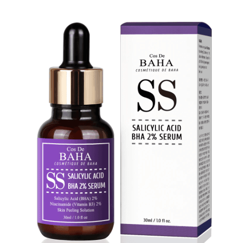 Кислотна сироватка з саліциловою кислотою COS DE BAHA BHA Salicylic Acid 2% Exfoliant Serum (SS)