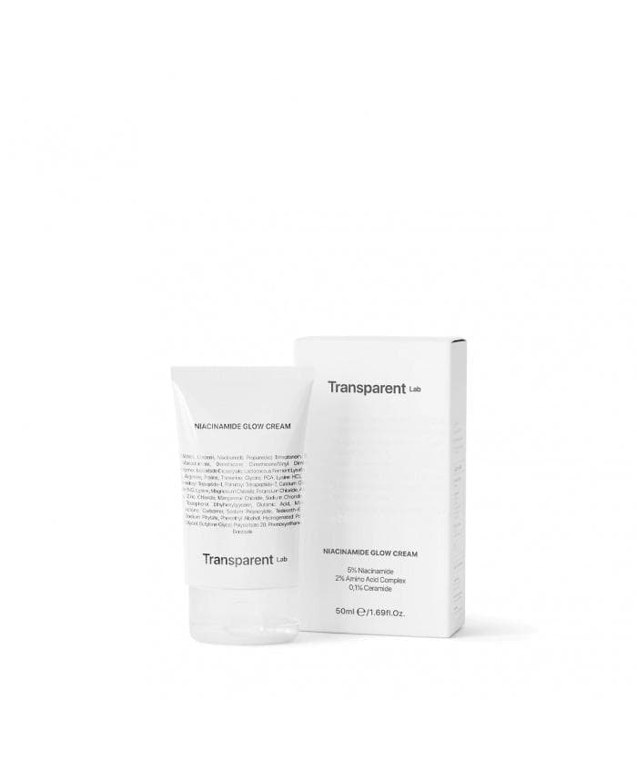 Освітлюючий крем-гель для обличчя NIACINAMIDE GLOW CREAM TRANSPARENT-LAB