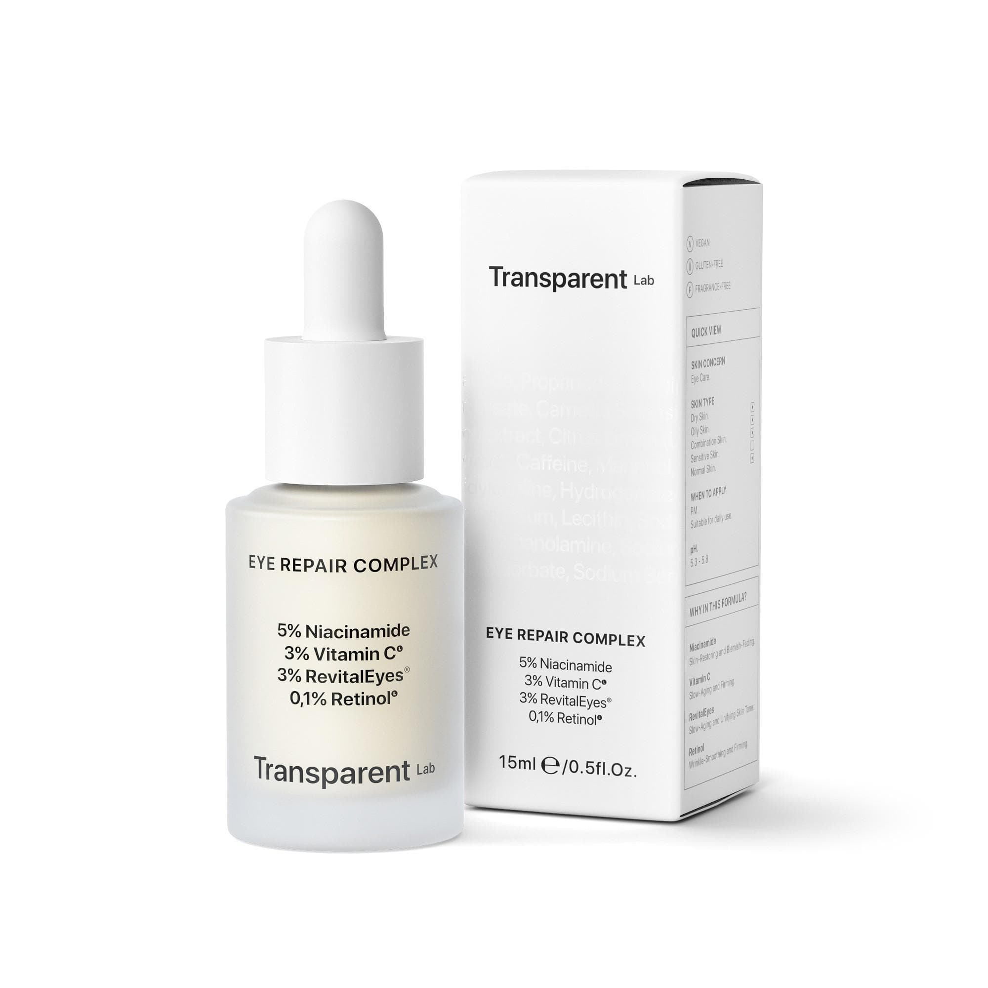 Нічна сироватка для контуру очей EYE REPAIR COMPLEX TRANSPARENT-LAB