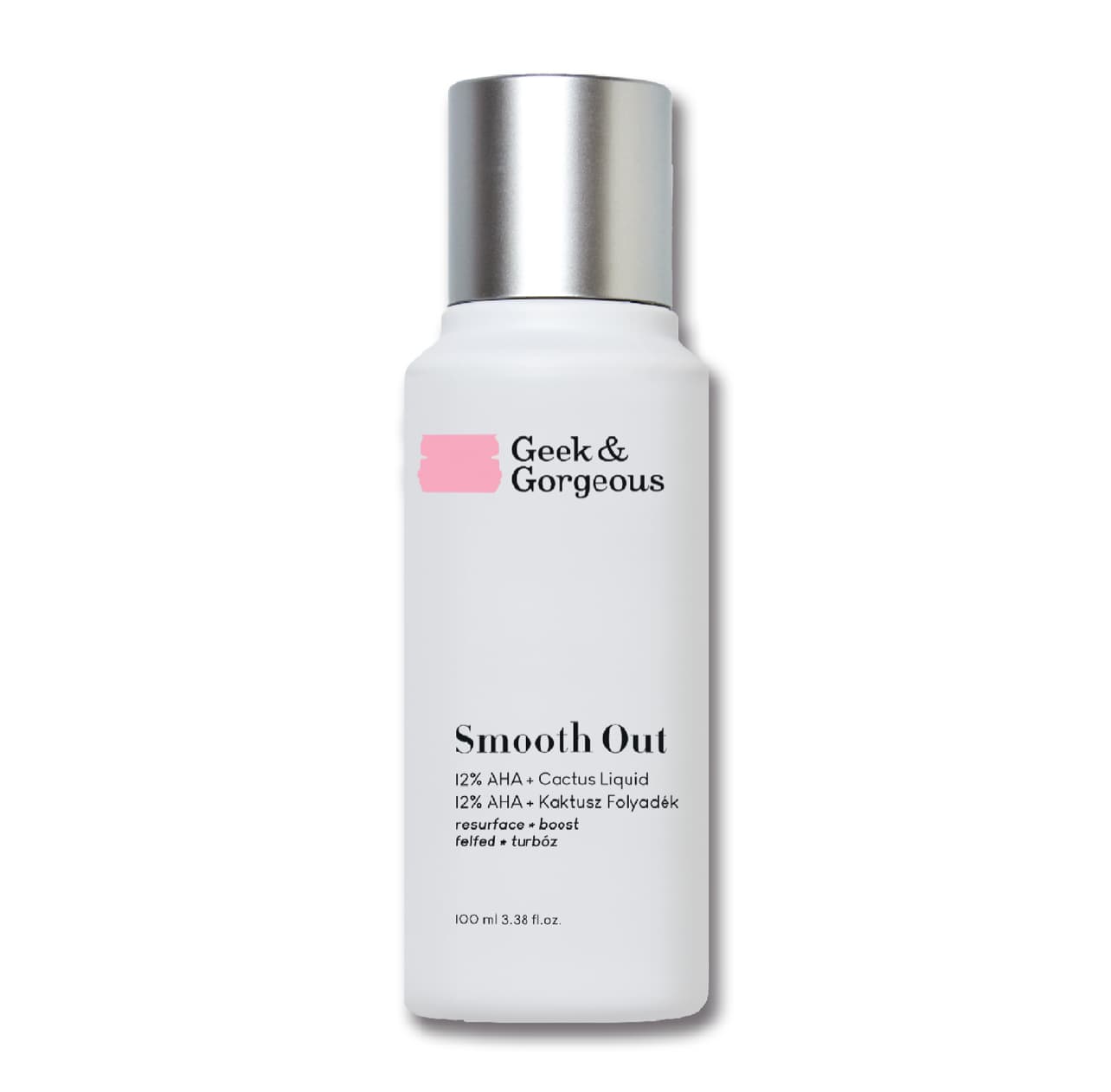 Ексфоліант з AHA кислотами та екстрактом кактуса Geek & Gorgeous Smooth Out 100 ml