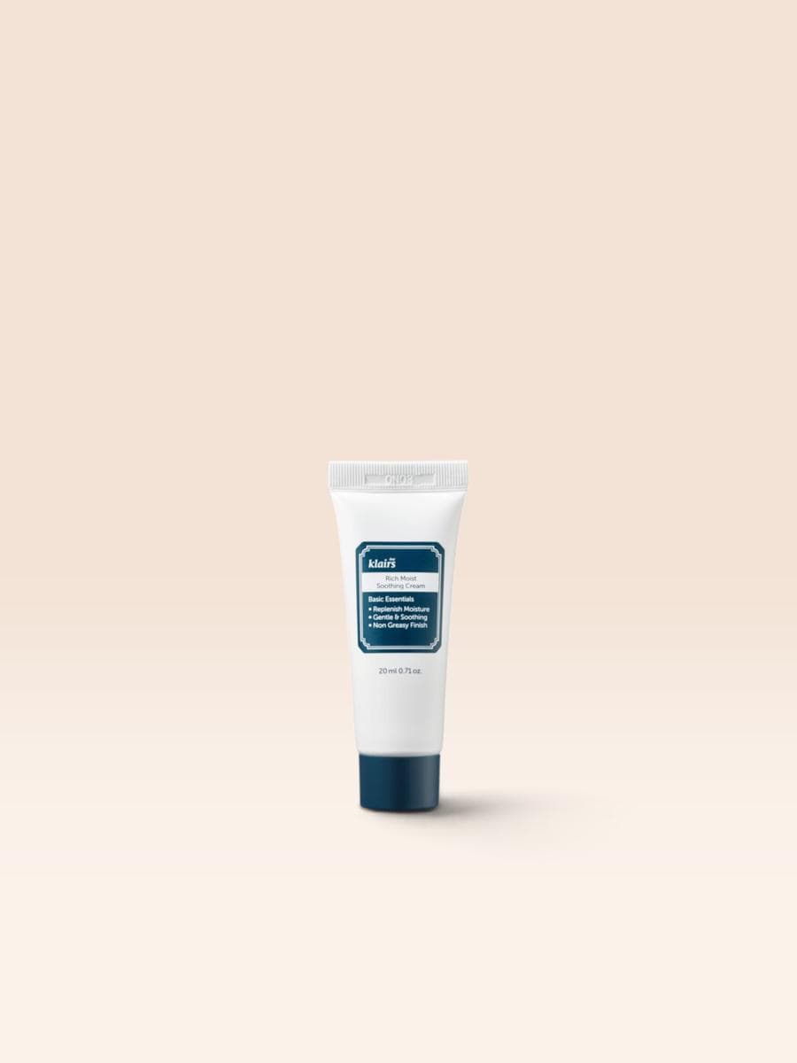 Крем для глибокого зволоження шкіри мініатюра DEAR, KLAIRS Rich Moist Soothing Cream 20 мл