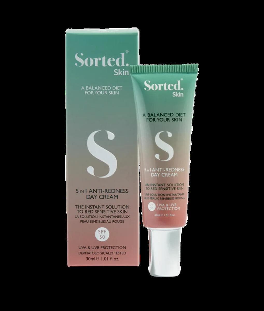 Денний крем 5 в 1 проти почервоніння SORTED SKIN 5 in 1 Anti-Redness Day Cream SPF 50 30 мл