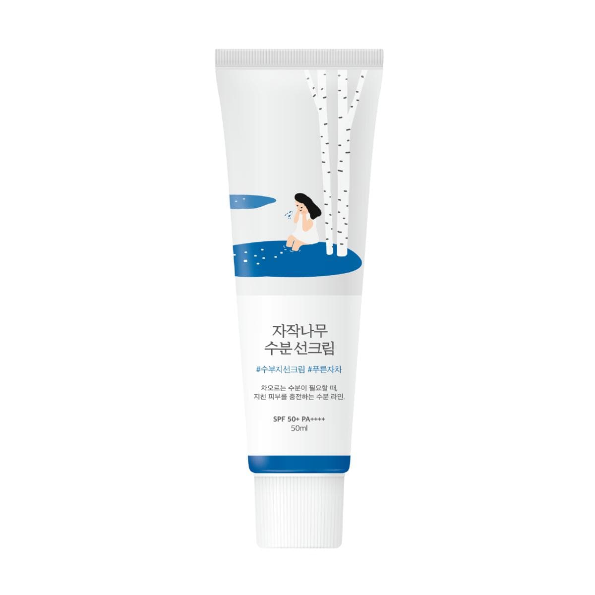 Сонцезахисний крем з березовим соком ROUND LAB Birch Juice Moisturizing Sunscreen 50 ml