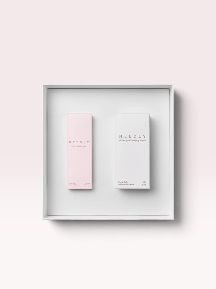 Набір для м'якого очищення та освітлення шкіри Needly Glowing Duo