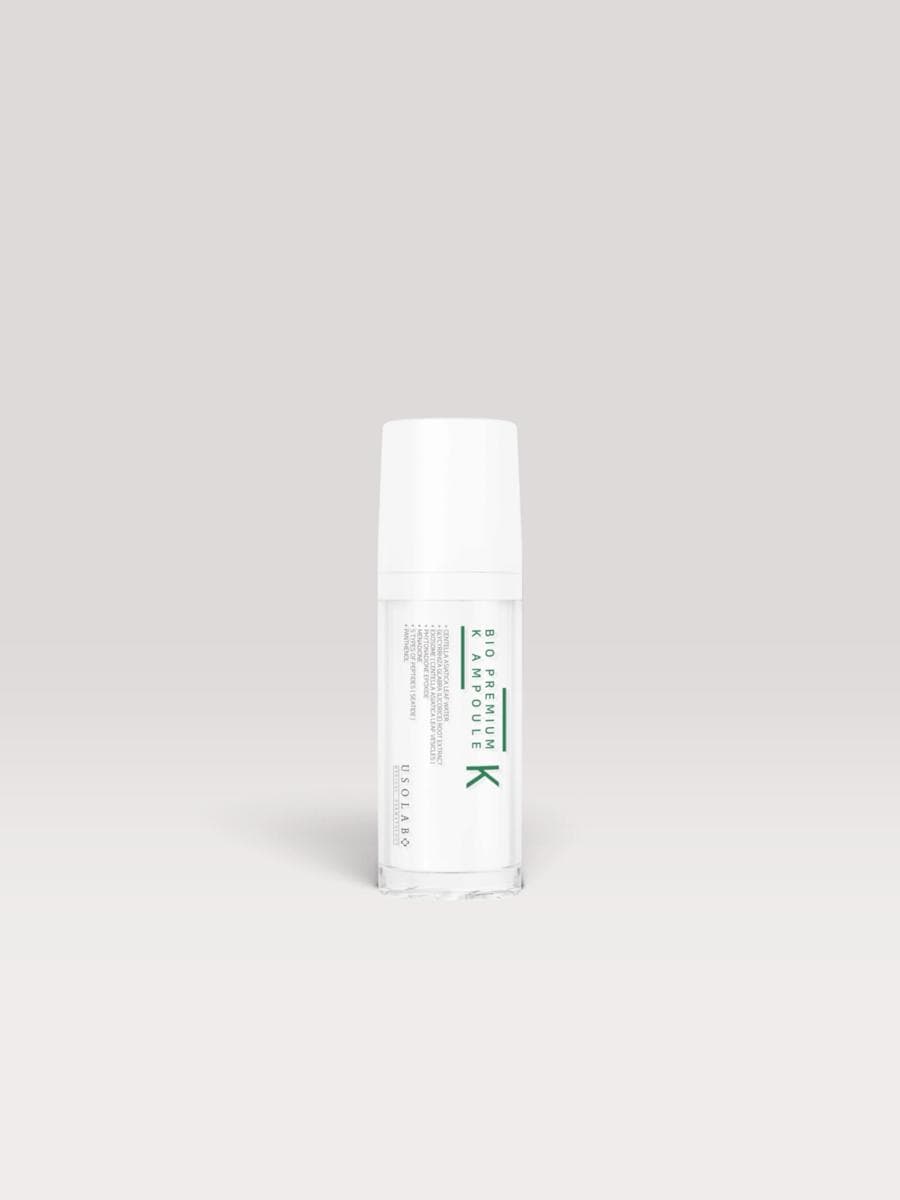 Заспокійлива, протизапальна та омолоджуюча кремова сироватка Usolab Bio Premium K Ampoule