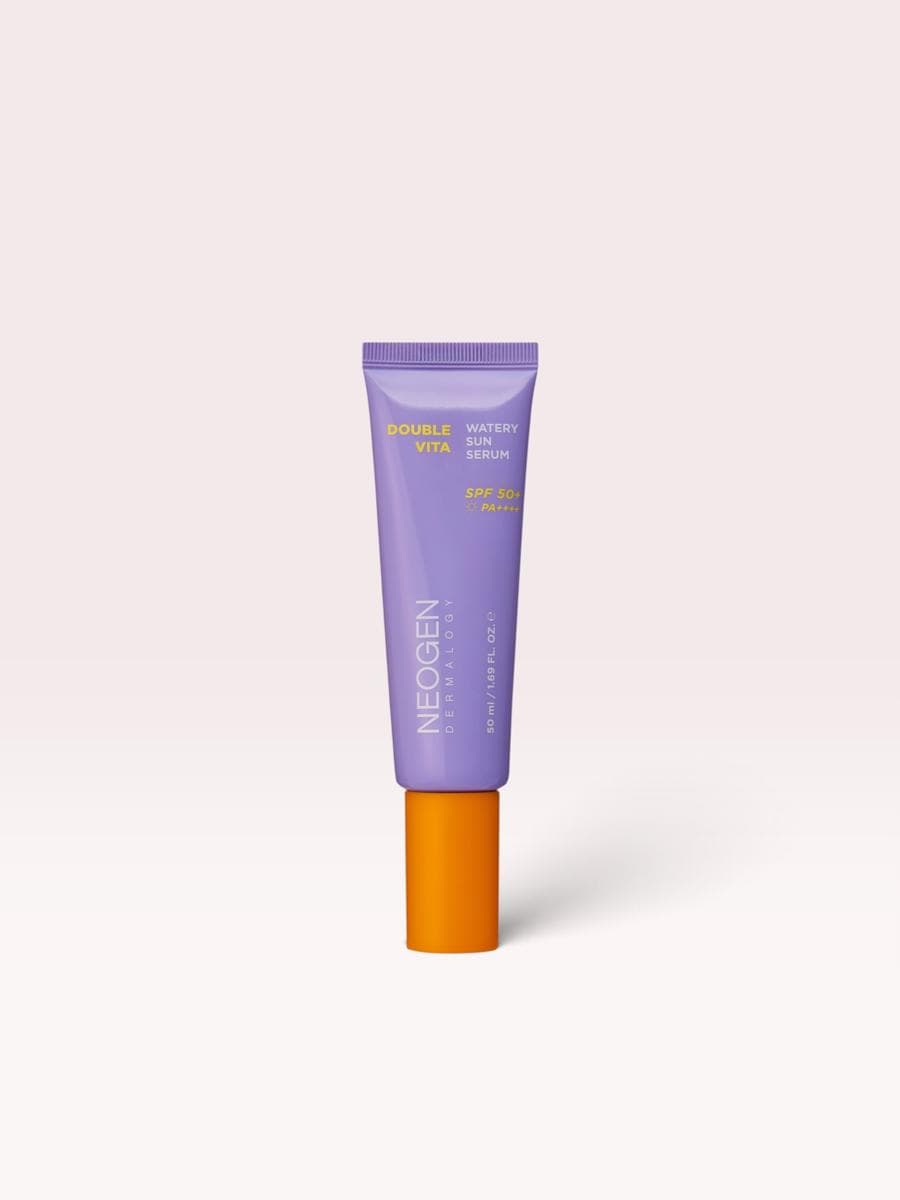 NEOGEN DOUBLE VITA WATERY SUN SERUM - освітлююча сонцезахисна сироватка, SPF 50+ РА++++ 50мл