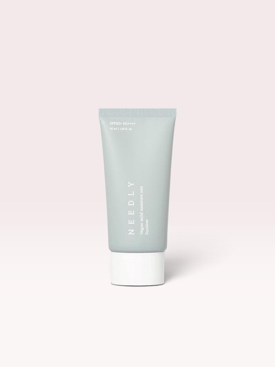 Зволожуючий сонцезахисний крем з рослинним скваланом Needly Vegan Mild Moisture Sun SPF 50+/ PA++++