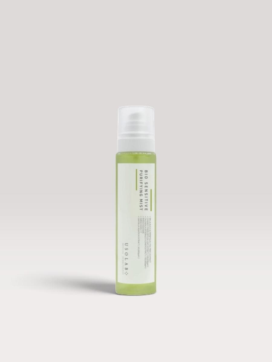 Заспокійливий, протизапальний та антибактеріальний тонер спрей Usolab Bio Sensitive Purifying Mist
