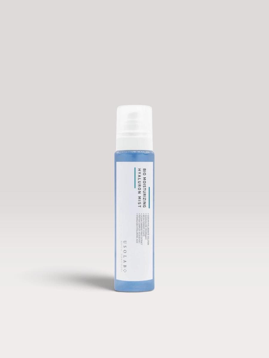 Зволожуючий, заспокійливий та омолоджуючий тонер спрей Usolab Bio Moisturizing Hyaluron Mist